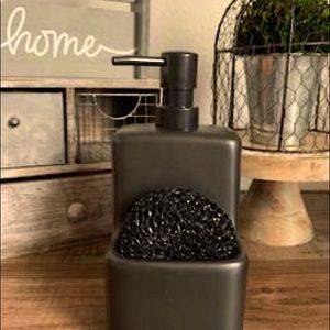 soap dispenser and sponge holder
